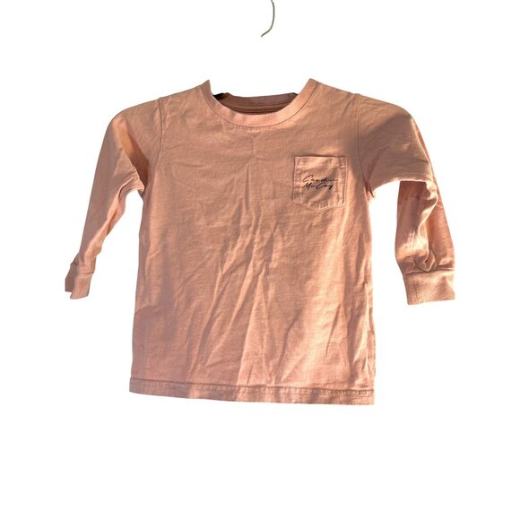 Cardin McCoy Girls Tee Graphic Long Sleeves Pink Size XS - Picture 1 of 6